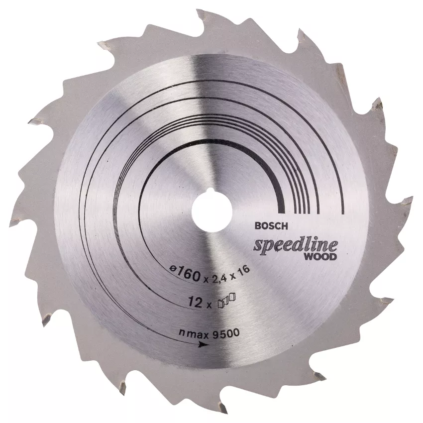 Lame BOSCH speedline Wood 160 x 16 mm